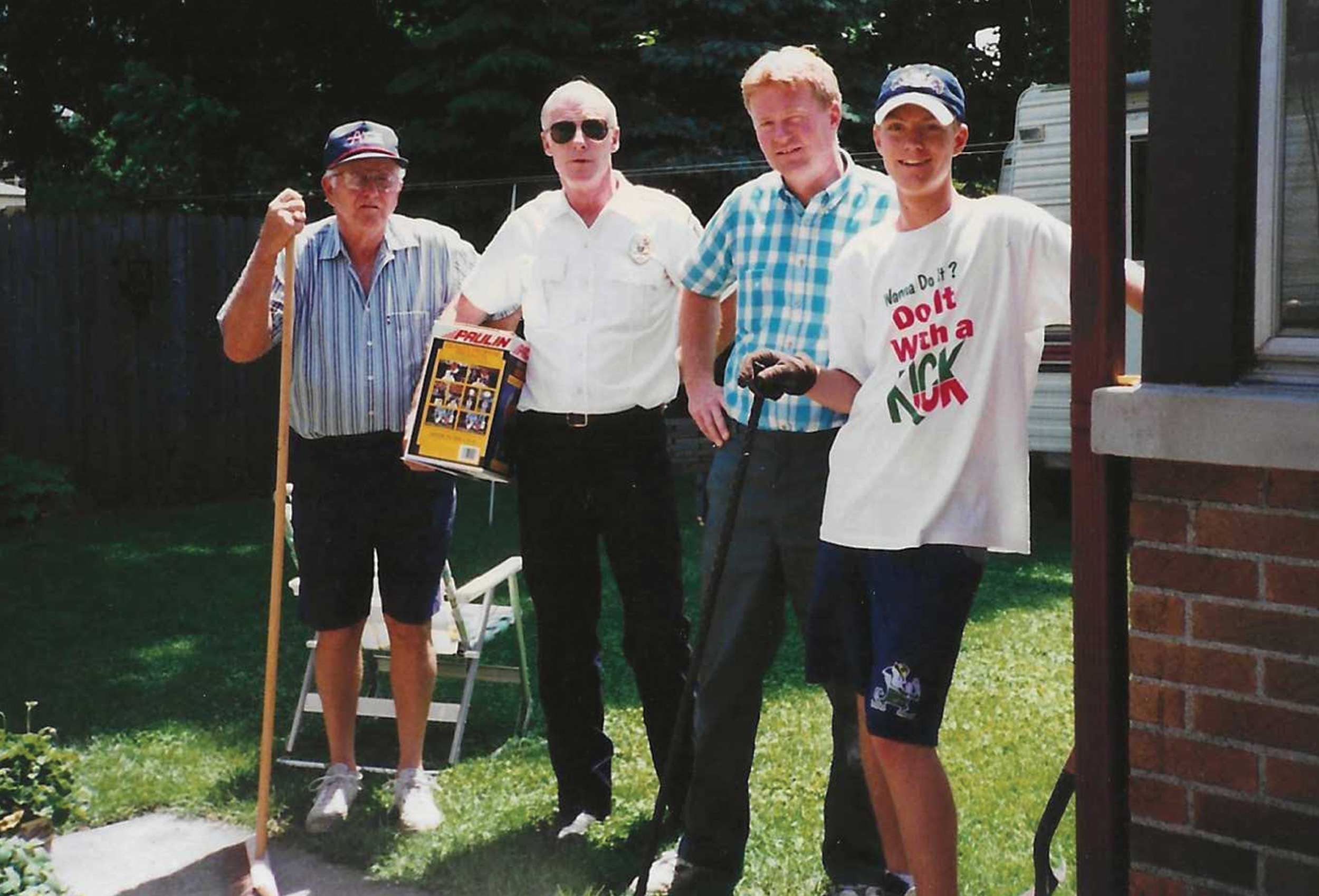 Harvey Sr., Harvey Jr., Jack, Brent Veldhouse